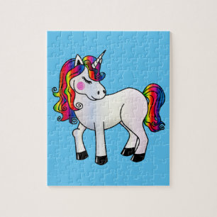 NIEDLICHES UNICORN 8X10 JIGSAW-Puzzle