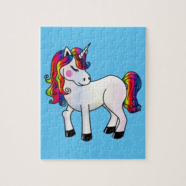 NIEDLICHES UNICORN 8X10 JIGSAW-Puzzle (Vertikal)