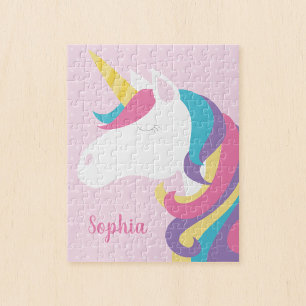 Niedliches Unicorn Polka Dot Personalisierte Kinde