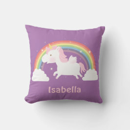 Niedliches Unicorn-und Kissen