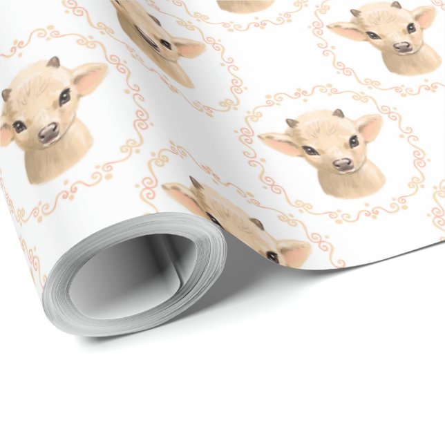 niedliches unisex-ZiegenkachelParty Geschenkpapier (Rolleneckpunkt)