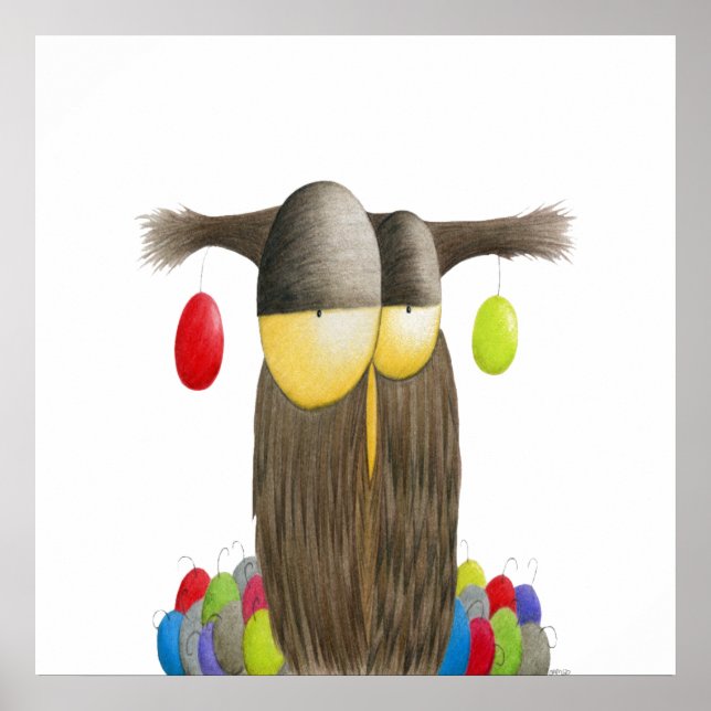 Niedliches Urlaubskuchen Poster (Vorne)