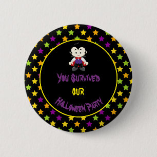 Niedliches Vampire Boy Halloween Kostüm Party Button