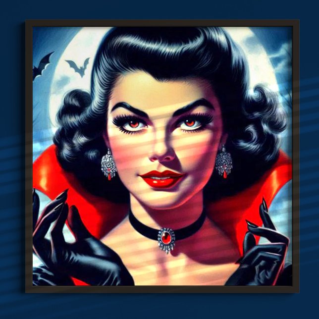 Niedliches Vampire-Button Poster (Von Creator hochgeladen)
