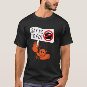 Niedliches Veganes Crab-Sprichwort sagt nein zu Po T-Shirt
