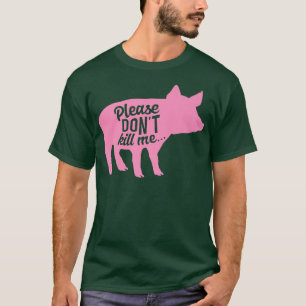 Niedliches Veganes Schweinefleisch Lover Herbivord T-Shirt