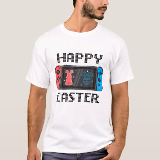 Niedliches Video Game Happy Ostereier Bunny Gaming T-Shirt