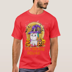 Niedliches Viertklässlerviertel, Einhorn Halloween T-Shirt