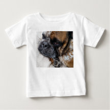Niedliches Viktorianisches Bulldog Foto Baby Shirt