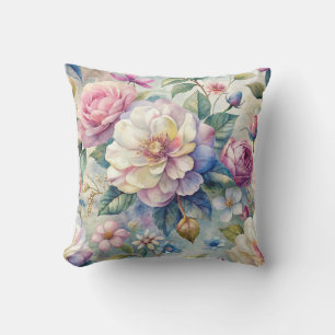 Niedliches Vintag Inspiriert Blumenmuster Kissen