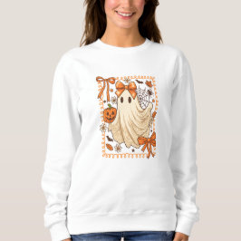 Niedliches Vintages Ghost Halloween Sweatshirt