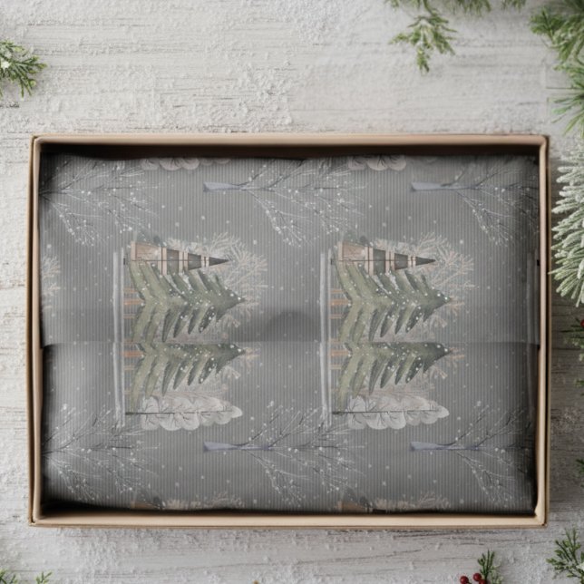 Niedliches Vintages Weihnachtsmuster Seidenpapier (Von Creator hochgeladen)