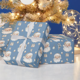 Niedliches Vintages Weihnachtsreisepapier Geschenkpapier