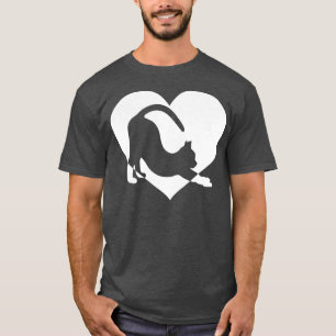 Niedliches Vintages Wer Liebe Katze Schwarze Katze T-Shirt