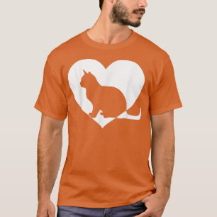 Niedliches Vintages Wer Liebe Katze Schwarze Katze T-Shirt
