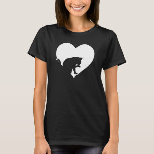 Niedliches Vintages Wer Lieben Katzen Schwarzes Ka T-Shirt