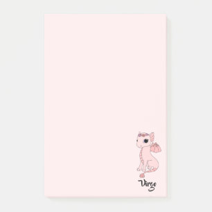 Niedliches Virgo Dragon Design Zodiot Post-it Klebezettel
