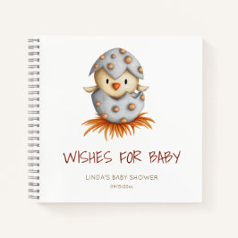 Niedliches Vogelschatching Baby Shooting Guest Boo Notizbuch