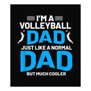 Niedliches Volleyballgeschenk für Väter und Männer Fotodruck