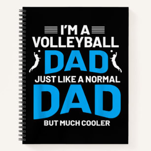 Niedliches Volleyballgeschenk für Väter und Männer Notizbuch