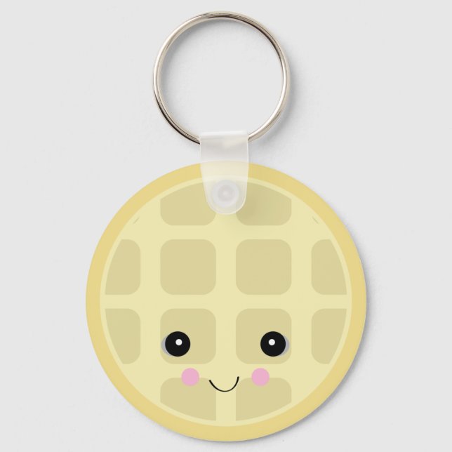 niedliches Waffel Schlüsselanhänger (Vorderseite)