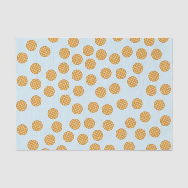 Niedliches Waffelpapier Seidenpapier (Vorderseite)