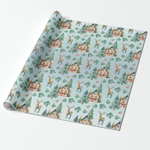 Niedliches Waldlandpapier Geschenkpapier