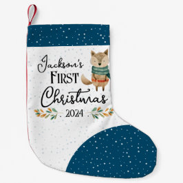 Niedliches Waldtier Kleiner Weihnachtsstrumpf