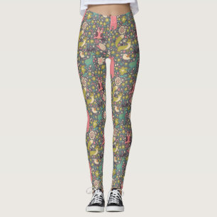 Niedliches Waldtier-Muster Leggings