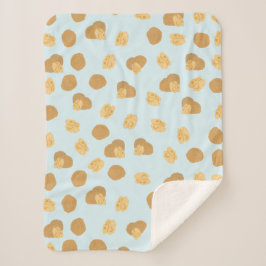 Niedliches Walnussmantelmuster Sherpadecke