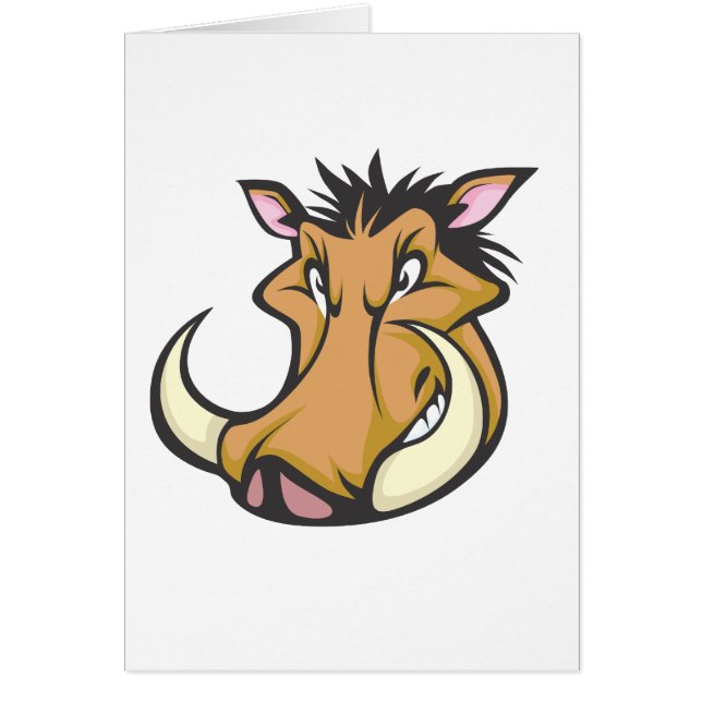 Niedliches Warthog Cartoon-Shirt (Vorne)