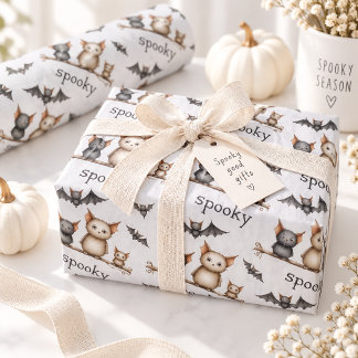 Niedliches WasserfarbenHalloween-Geschenktaschentu Seidenpapier