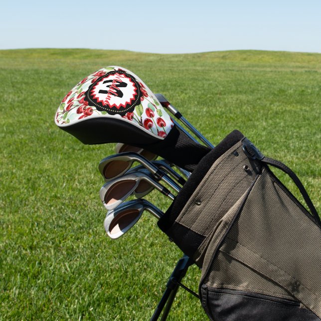 Niedliches Wasserfarbkreuz Muster Personalisiert Golf Headcover (In SItu)
