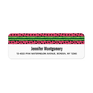 Niedliches Wassermelone Muster Pink & Green