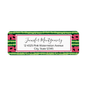 Niedliches Wassermelone Muster Pink & Green