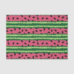 Niedliches Wassermelone Muster Pink & Green Seidenpapier