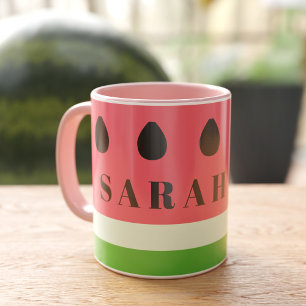 Niedliches Watermelon Fruchtsamen Custom Kaffee Ta Tasse