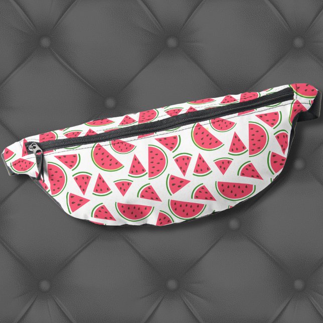 Niedliches Watermelon-Muster Bauchtasche (Cute Modern Summer Fruit Pink Red Watermelon Fanny Pack)