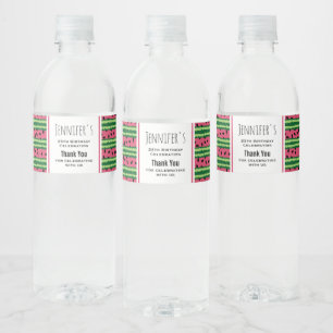 Niedliches Watermelon Muster Pink & Green Geburtst