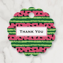 Niedliches Watermelon Muster Pink & Green Vielen D Geschenkanhänger