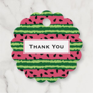 Niedliches Watermelon Muster Pink & Green Vielen D Geschenkanhänger