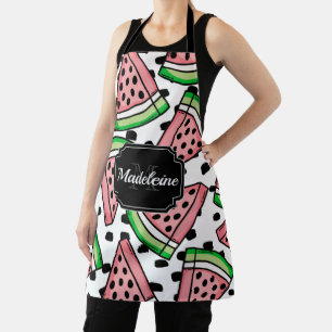 Niedliches Watermelon-Muster Schürze