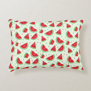 Niedliches Watermelon Muster Sommerzeit Dekokissen