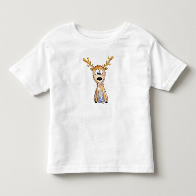Niedliches Weidehirsch Kleinkind T-shirt (Vorderseite)