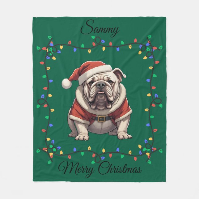 Niedliches Weihnachtsbollen Fleece Blanket (Vorderseite)