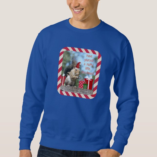 Niedliches Weihnachtseichhörnchen, haben ein Sweatshirt (Vorderseite)