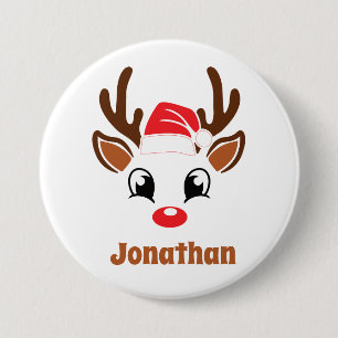 Niedliches Weihnachtsfest Button