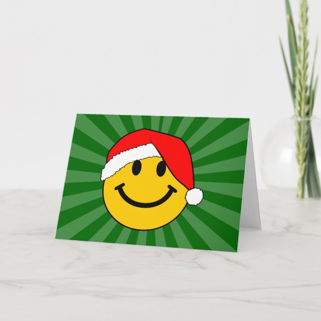Niedliches Weihnachtsfest Feiertagskarte (Vorderseite)