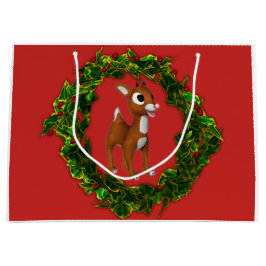 Niedliches Weihnachtsfest Große Geschenktüte