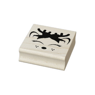 Niedliches Weihnachtsfest Gummistempel
